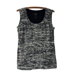 Miraclesuit Gray Static Flowy Tank Top Inner Slimmer Lining Tank Size Small